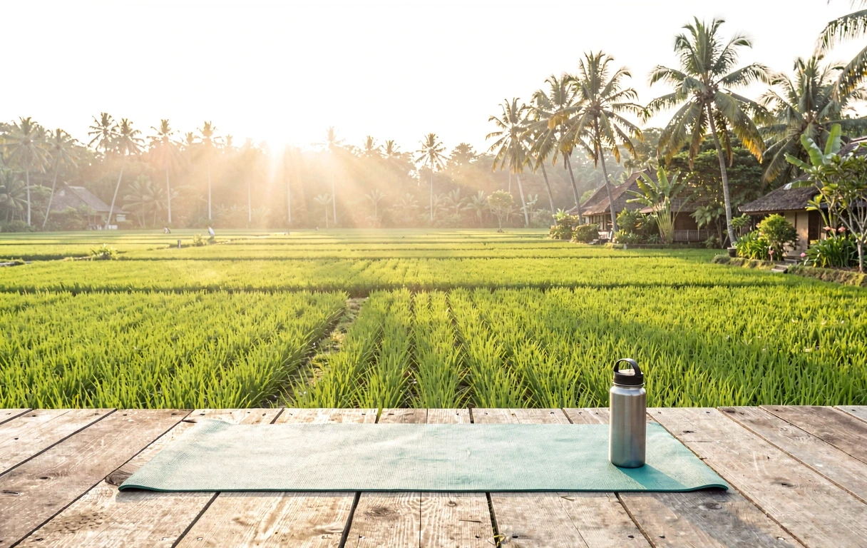 Serene wellness environment